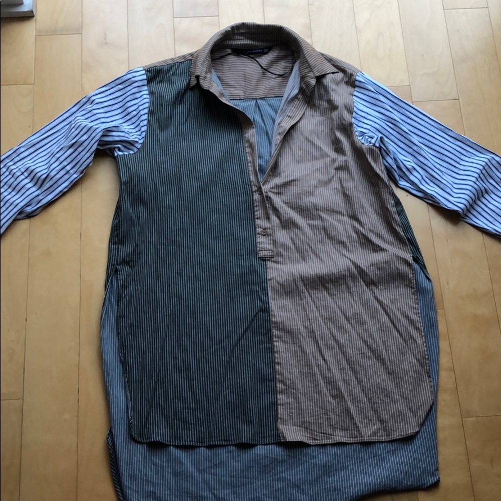 Zara woman body dress shirt/ blouse